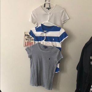 3 RL SHIRTS SIZE SMALL